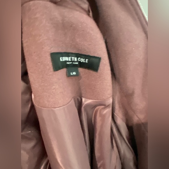 Kenneth Cole New York Military Wool Blend Coat - Picture 5 of 6